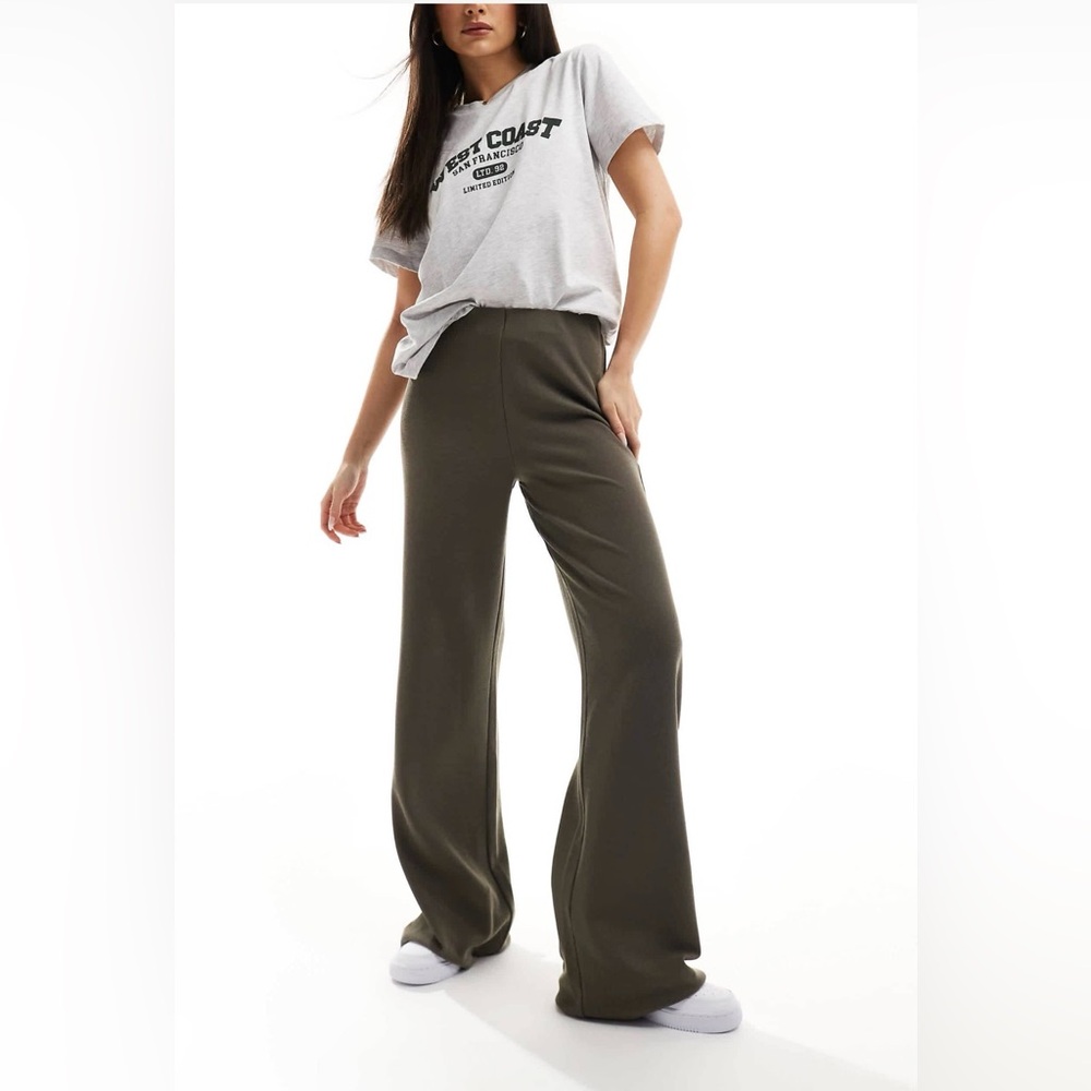 ASOS Olive Wide-Leg Women's Pants